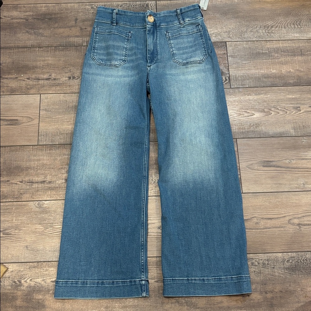 The Colette Full Length Wide Leg Jeans by Maeve 28P - Picture 4 of 8